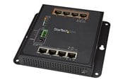 Switch - StarTech.com 8-Port (4 PoE+) Gigabit Ethernet Switch - Managed - Wall Mount with Front Access - IES81GPOEW