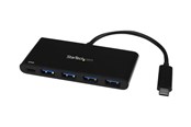 USB Hub - StarTech.com USB C Hub with PD 2.0 4-Port USB Hub - 4 porte - Svart - HB30C4AFPD