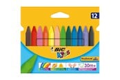 Skriv- och ritverktyg - BIC Kids Plastidecor Triangle färgkritor – olika färger, förpackning med 12 - 829773