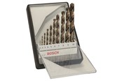 Borr & Bits - Bosch 10-delars Robust Line HSS-Co-metallborrsats 1; 2; 3; 4; 5; 6; 7; 8; 9; 10 mm - 2607019925