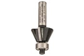 Borr & Bits - Bosch Fas-/kantfräs, 8 mm, D1 23,7 mm, B 5,5 mm, L 12 mm, G 54 mm, 25° 8 mm, D1 23,7 mm, B 5,5 mm, L 12 mm, G 54 mm, 25° - 2608628351