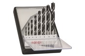 Borr & Bits - Bosch 8-delars Robust Line träspiralborrsats 3; 4; 5; 6; 7; 8; 9; 10 mm - 2607010533