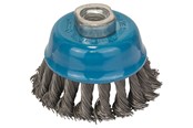 Vinkelslip - Bosch Ståltrådsborste, virad tråd, 75, stål 75 mm, 0,5 mm, M14 - 1608622029
