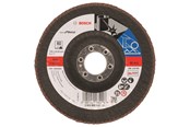 Vinkelslip - Bosch Lamellsslipskiva X571 Best for Metal D= 125 mm; G= 60, vinklad - 2608606923