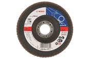 Vinkelslip - Bosch Lamellsslipskiva X551, Expert for Metal D= 125 mm; G= 60, vinklad - 2608606717