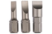 Borr & Bits - Bosch 3-delars skruvbitssats, extrahård (S) S 0,6x4,5; S 0,8x5,5; S 1,2x8,0 - 2607001750