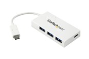 USB Hub - StarTech.com USB-C Hub 4-Port USB Hub - USB 3.0 - 4 porte - Vit - HB30C3A1CFBW