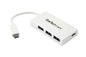 USB Hub - StarTech.com USB-C Hub 4-Port USB Hub - USB 3.0 - 4 porte - Vit - HB30C3A1CFBW