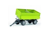 Leksaksbil - Bruder Fliegl Three way tipp. trailer with removable top - 2203