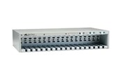 Repeatrar, förstärkare, broar och transceivers - Allied Telesis Media Conversion Rack-Mount Chassis - basis for modulær ekspansion - AT-MMCR18-60
