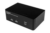 KVM switch - StarTech.com 2-Port DisplayPort Dual-Monitor KVM Switch - 4K 60Hz - KVM / audio / USB switch - 2 porte - SV231DPDDUA2