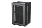 Rack chassis - StarTech.com RK1820WALHM - 18U - 4-Port Wall Mount Rack Cabinet (Includes 1U Shelf) - RK1820WALHM