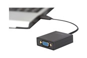 Displaykabel - DIGITUS USB 3.0 to VGA Adapter ekstern videoadapter - sort - DA-70840