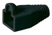 Nätverkskabel - Pro RJ45 tective caps - Black (10 pack) - Svart - 4040849112164
