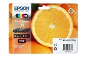 Skrivartillbehör-bläck-toner - Epson 33 Multipack - 5 pakker - sort gul cyan magenta foto-sort - original - blækpatron - C13T33374021