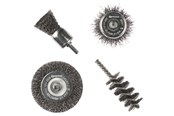 Borr & Bits - Bosch 4-delars stålborstsats 4-delars trådborstsats - 2609256553