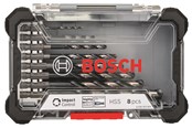 Borr & Bits - Bosch Impact Control HSS borrbitsats, 8-delars - 2608577146