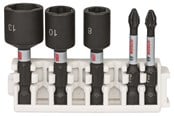 Borr & Bits - Bosch Impact Control skruvdragarbits och hylsor, 5-delars - 2608522350