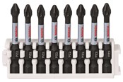 Borr & Bits - Bosch Impact Control bitspaket, 8 delar, 8×PZ2 - 2608522331