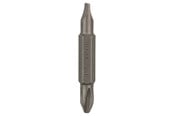 Borr & Bits - Bosch Dubbelklinga för Phillips-skruvar och längsslitsskruvar (PH, S) S1,0x5,5 & PH2 - 2609255954