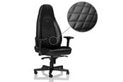 Gamingstol - noblechairs ICON Series - Black Gaming Stol - Svart - PU-skin - Upp till 150 kg - NBL-ICN-PU-BLA