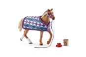 Schleich - Schleich Engelskt fullblod med täcke - 42360