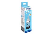 Skrivartillbehör-bläck-toner - Epson T6735 - lys cyan - blækrefill - C13T67354A
