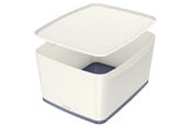 Arkivering & Förvaring - Leitz  MyBox Large Med Lock, Förvaringslåda Vit - 52161001
