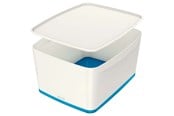 Arkivering & Förvaring - Leitz Förvaringsbox  MyBox WOW L med lock Blå - 52161036