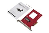 Hårddisk, tillbehör - StarTech.com U.2 to PCIe Adapter for 2.5" U.2 NVMe SSD - SFF-8639 - x4 PCI Express 3.0 - interfaceadapter - Ultra M.2 Card - PCIe 3.0 x4 - PEX4SFF8639