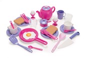 Lekkök och tillbehör - Dantoy MY LITTLE P. BREAKFAST SET IN BOX 30 PCS. - 4465