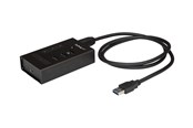 USB Hub - StarTech.com USB Hub Metal 4 Port USB Hub - USB 3.0 - 4 porte - Svart - HB30A3A1CST