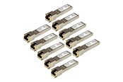 Repeatrar, förstärkare, broar och transceivers - StarTech.com Gigabit RJ45 Copper SFP Transceiver Module - HP J8177C Compatible - SFP (mini-GBIC) transceiver modul - Gigabit Ethernet - J8177C10PKST