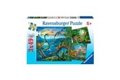 Pusselspel - Ravensburger Dinosaur Facination 3x49p - 93175