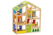 Träleksaker - Hape Möblerat åretrunthus - 5682