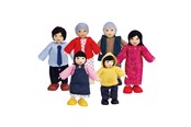Träleksaker - Hape Doll House Asian Family - E3502