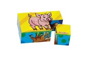 Babyleksaker - Eichhorn Block Puzzle 6 pcs - 100005481