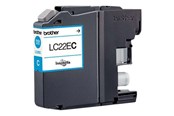 Skrivartillbehör-bläck-toner - Brother LC22EC / LC 22EC High Capacity Cyan Ink - LC22EC