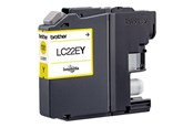 Skrivartillbehör-bläck-toner - Brother LC22EY / LC 22EY High Capacity Yellow Ink - LC22EY