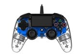 Spel Tillbehör - NACON Wired Illuminated Compact Controller Blue - Wired Controller - Sony PlayStation 4 - 3499550360806