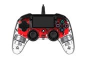 Spel Tillbehör - NACON Wired Illuminated Compact Controller Red - Wired Controller - Sony PlayStation 4 - 3499550360837