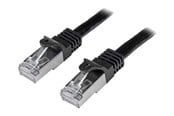 Nätverkskabel - StarTech.com 3m Black Cat6 / Cat 6 Shielded (SFTP) Patch Cable 3 m - patchkabel - 3 m - sort - N6SPAT3MBK