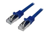 Nätverkskabel - StarTech.com 2m Blue Cat6 / Cat 6 Shielded (SFTP) Patch Cable 2 m - patchkabel - 2 m - blå - Blå - 2m - N6SPAT2MBL