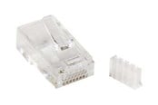 Nätverkskabel - StarTech.com Cat 6 RJ45 Modular Plug for Solid Wire - transparent - Genomskinlig - CRJ45C6SOL50