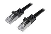 Nätverkskabel - StarTech.com 2m Black Cat6 / Cat 6 Shielded (SFTP) Patch Cable 2 m - patchkabel - 2 m - sort - Svart - 2m - N6SPAT2MBK