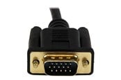 Displaykabel - StarTech.com 6ft HDMI to VGA active converter cable HDMI to VGA adapter - video transformer - sort - HD2VGAMM6