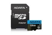 Flashram & USB Flash Drives - A-Data Premier MicroSD/SD - 100MB/s - 128GB - AUSDX128GUICL10A1-RA1