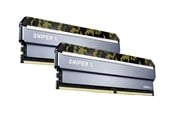 RAM - G.Skill Sniper X DDR4-2400 - 16GB - CL17 - Dual Channel (2 pcs) - Intel XMP - Silver - F4-2400C17D-16GSXK
