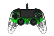 Spel Tillbehör - NACON Wired Illuminated Compact Controller Green - Wired Controller - Sony PlayStation 4 - 3499550360868