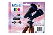 Skrivartillbehör-bläck-toner - Epson 502XL Multipack - 4 pakker - høj kapacitet - sort gul cyan magenta - original - blækpatron - C13T02W64020